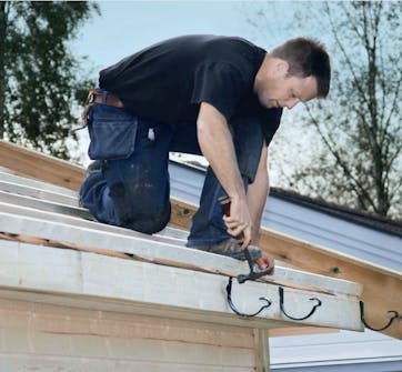 Garage byggsats: Hängrännor och tak Garage byggsats